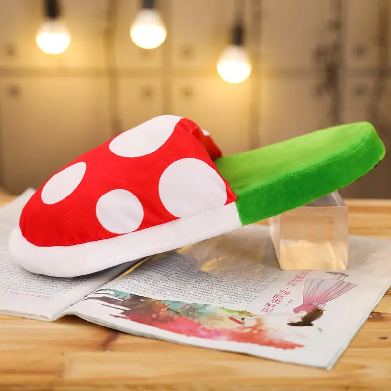 Multifunctional Piranha Mushroom Plush Toy