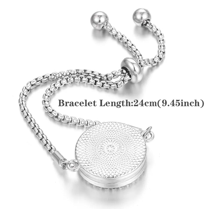 Aromatherapy Stainless Steel Diffuser Bracelet for Relaxation