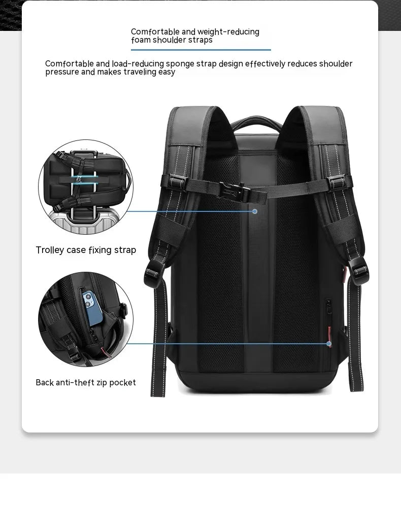 Large-Capacity Vacuum Compression Backpack