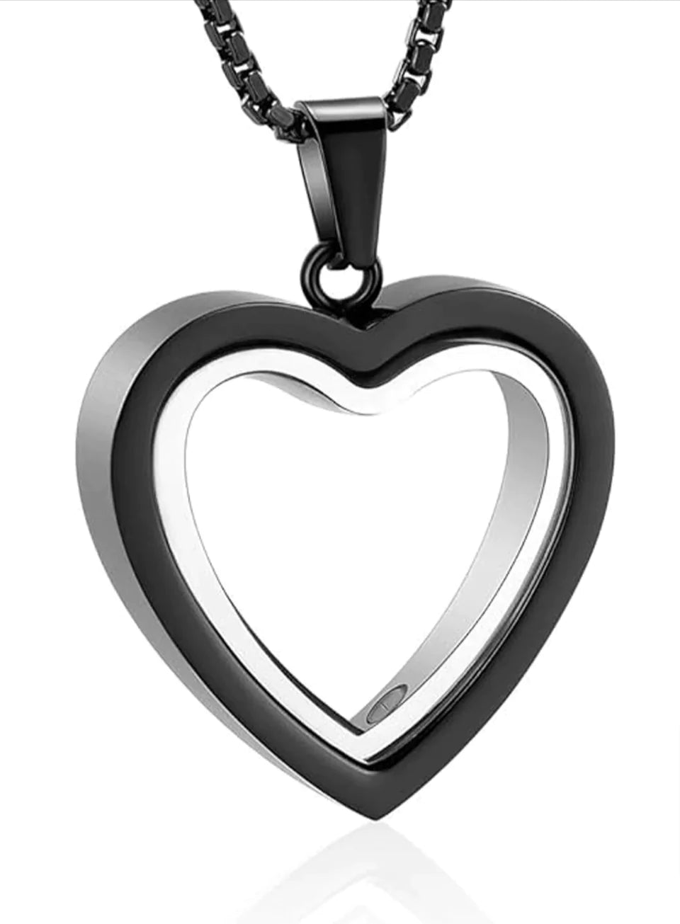 Stainless Steel Heart Cremation Pendant for Remembrance