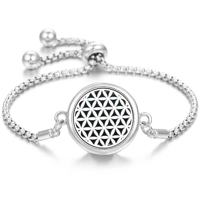 Aromatherapy Stainless Steel Diffuser Bracelet for Relaxation