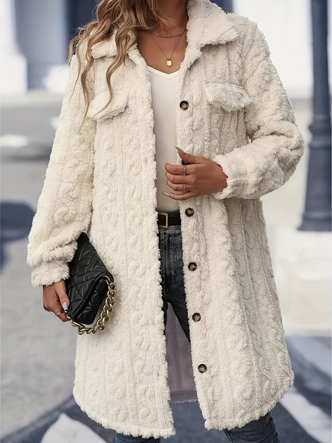 Fuzzy- Longline -Button-Up -Coat -with Long -Sleeves.jpg